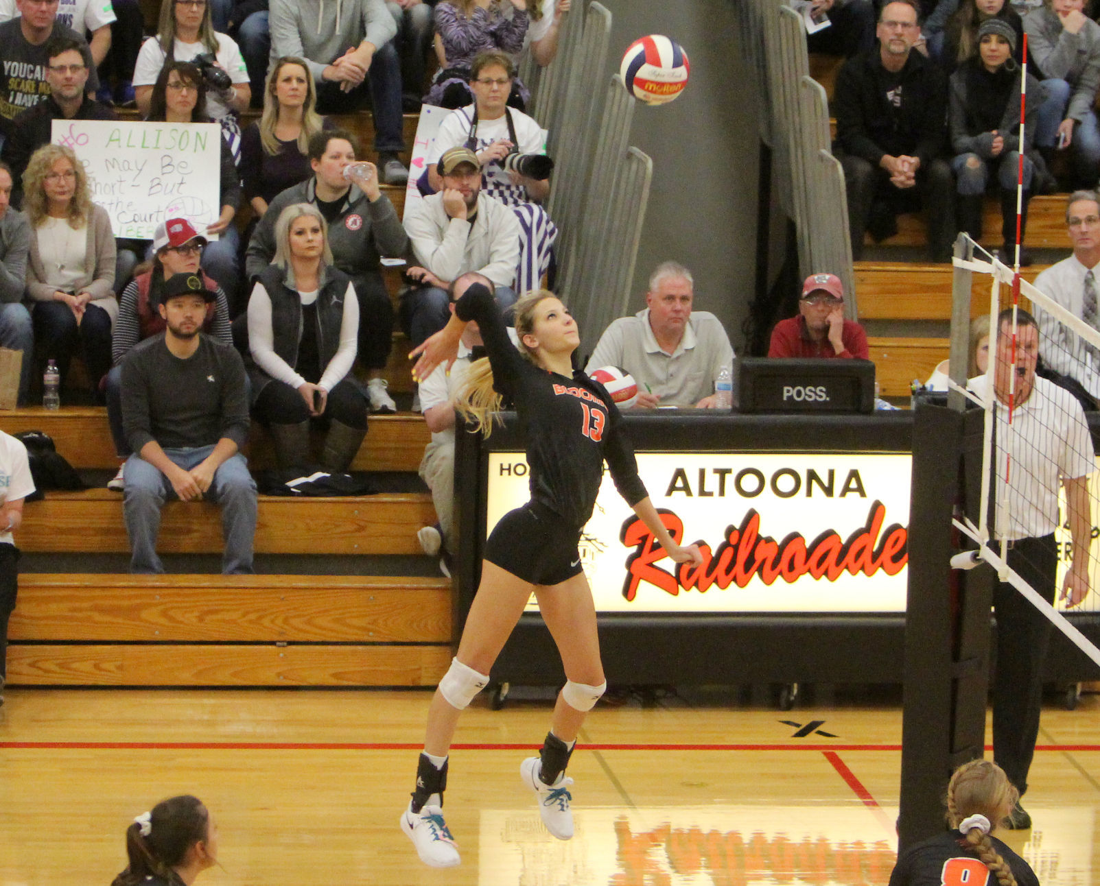 Bloomer volleyball vs Mosinee 10-27-18